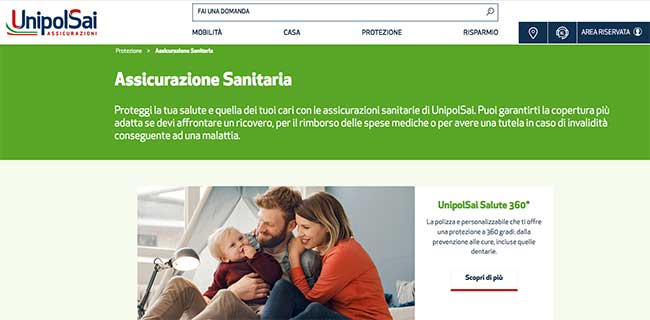 Unisalute Assicurazione sanitaria 650x320