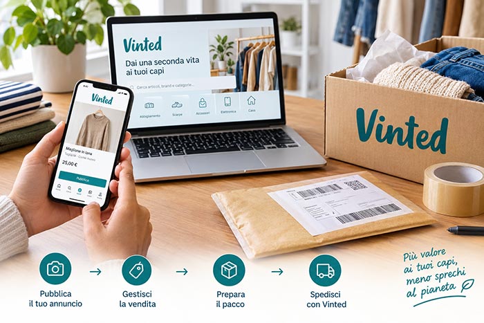 Vendere spedire con Vinted 700x467