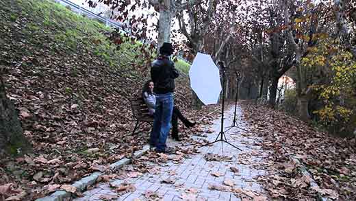 Allestire uno studio fotografico: allestimento set fotografico