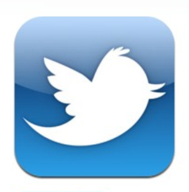 Condividere foto online twitter app logo