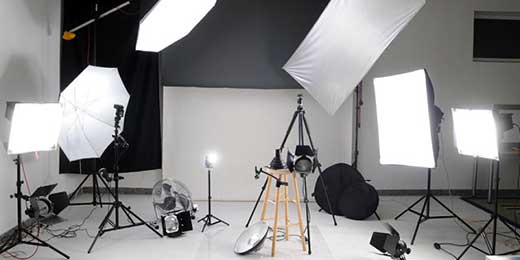 Allestire uno studio fotografico: allestimento set fotografico